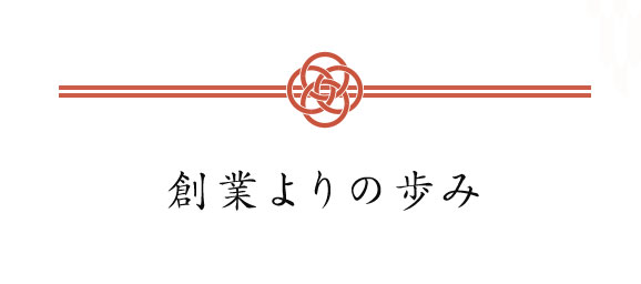 創業よりの歩み